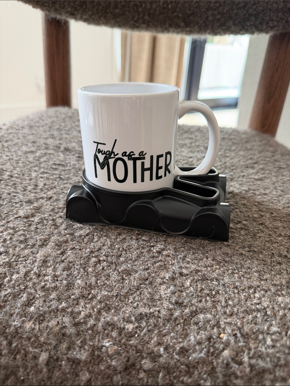 Tough as a Mother White Ceramic Mug